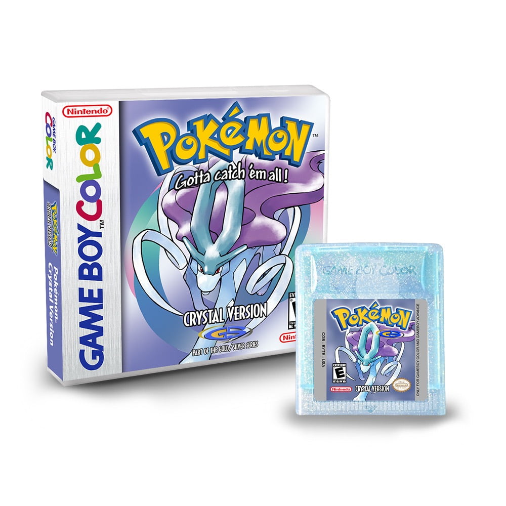 Pokemon Crystal (Nintendo Game Boy, 2001) Authentic, Tested, New Save Battery!