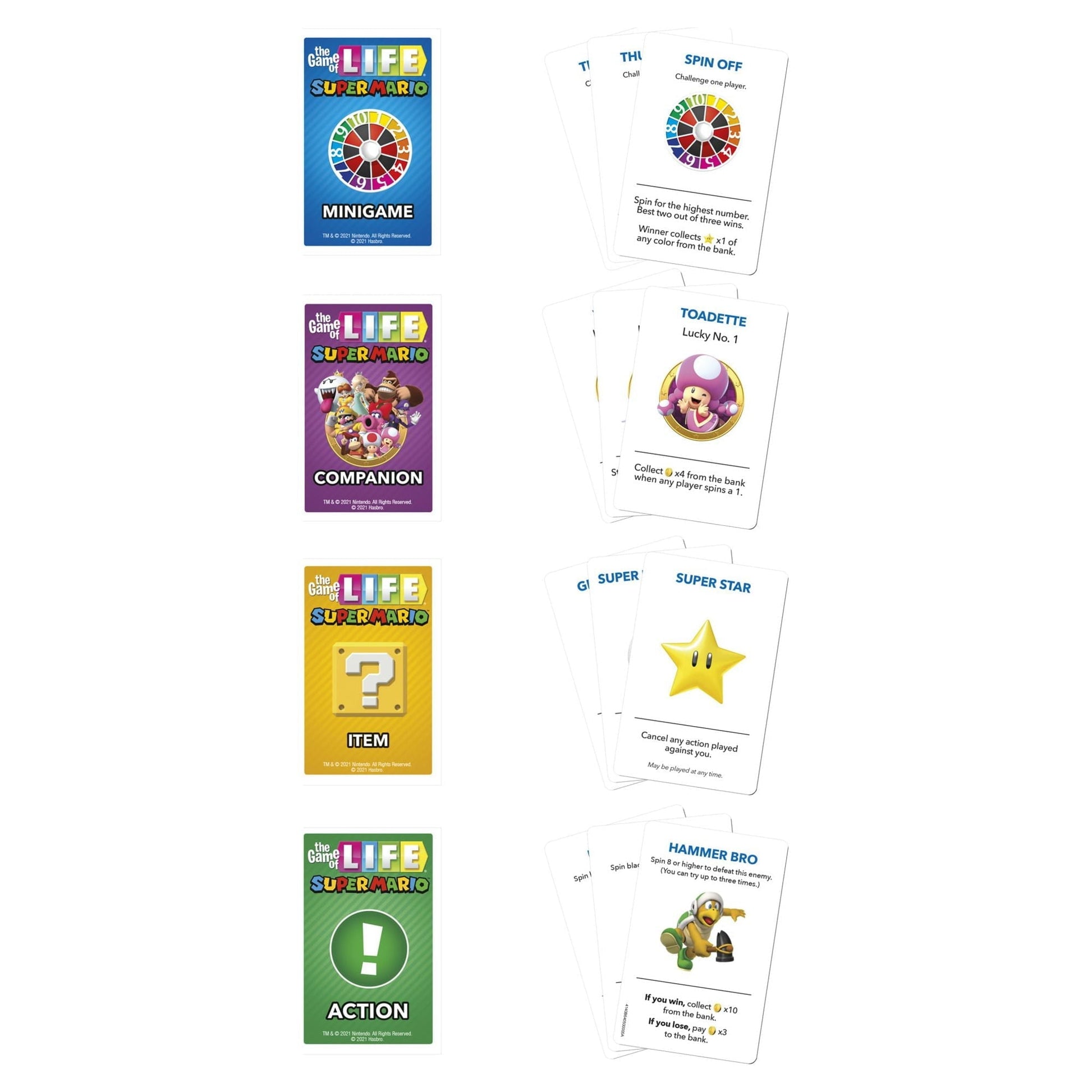 The Game of Life: Super Mario Edition Board Game, Kids Ages 8+, Play Minigames, Collect Stars