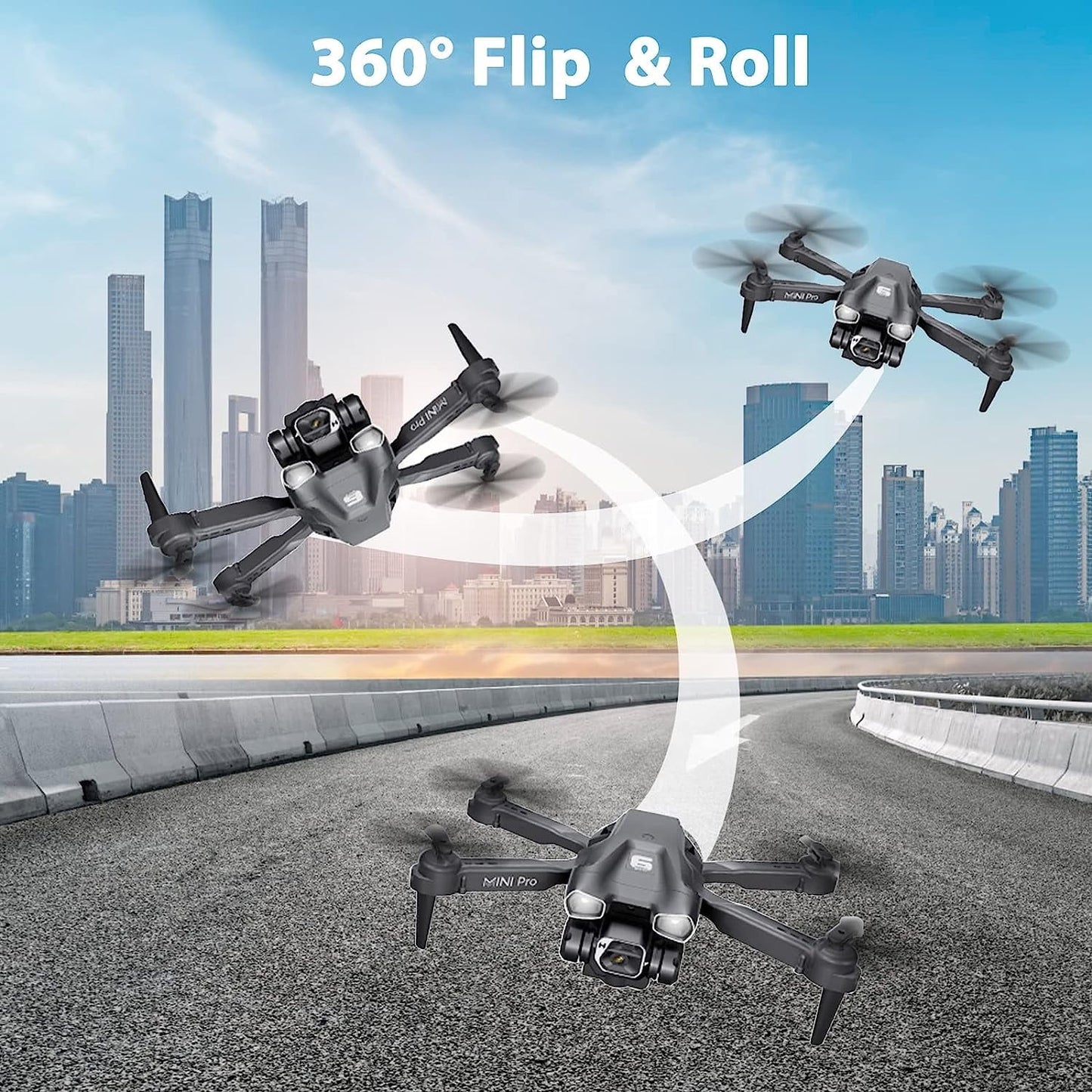BEEPRINCESS Drone with Camera for Adults Kids, Dual 4K HD Mini FPV RC Quadcopter for Kids Beginners