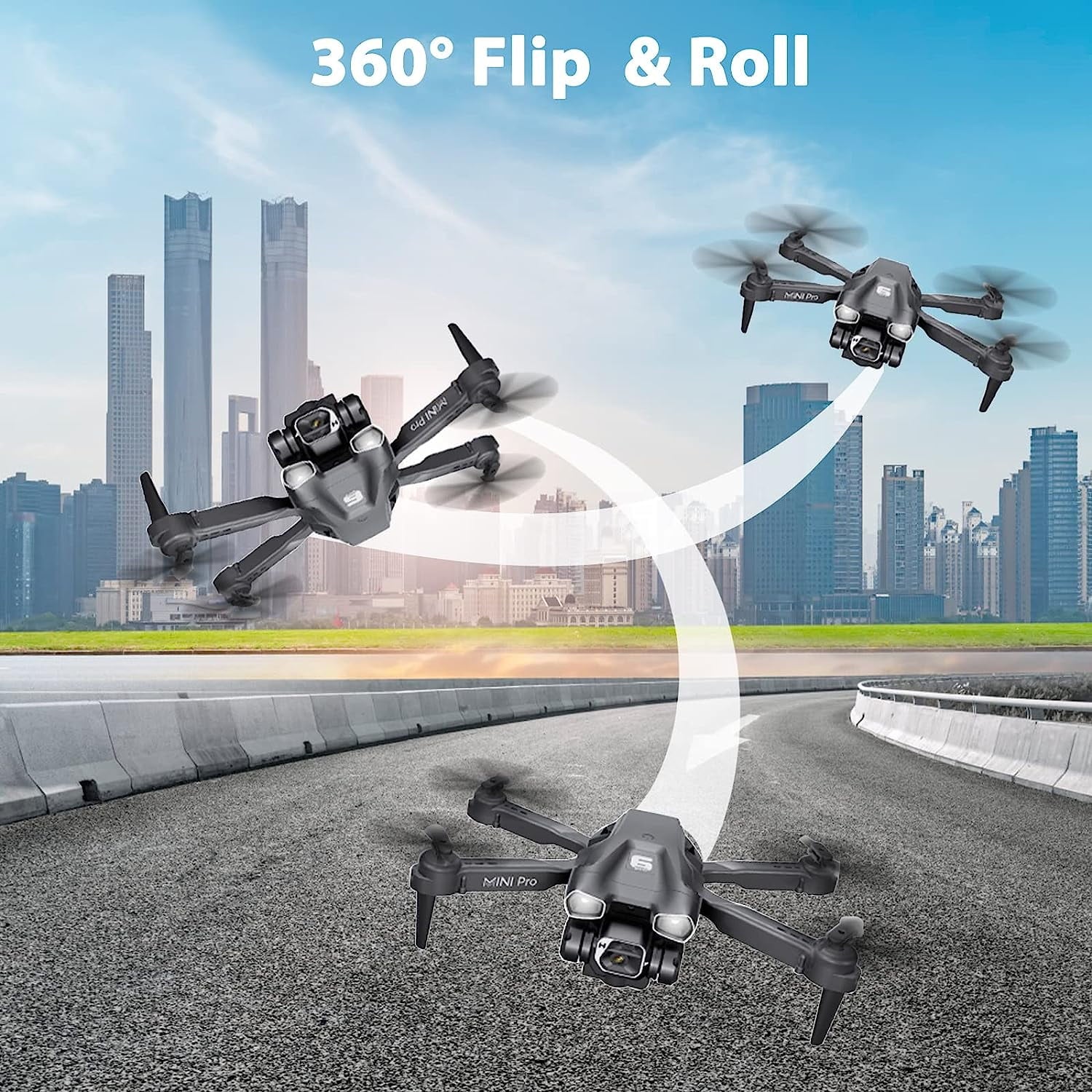 BEEPRINCESS Drone with Camera for Adults Kids, Dual 4K HD Mini FPV RC Quadcopter for Kids Beginners