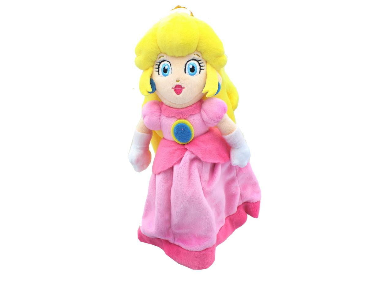 Little Buddy Super Mario All Star Collection 1418 Peach Stuffed Plush, 10.5" Multicolor