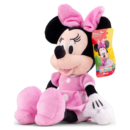 Disney Minnie Mouse Plush Doll 11" Pink Dress Stuffed Toy Girls
