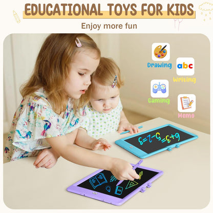 Comvin 2 Pack LCD Writing Tablet for Kids, 8.5 Inch Colorful Drawing Tablet Drawing Pad Electronic Doodle Board, Educational Learning Toys Birthday Gifts for Boys Girls Age 3 4 5 6 7 8