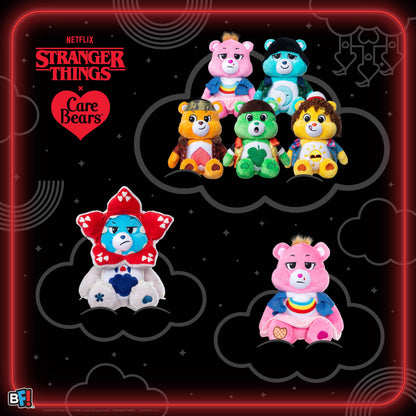 Netflix - Care Bears x Stranger Things Cheer Bear as Eleven, 12 Inch Plush
