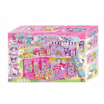 Hello Kitty Figure Urban Facilities Series Fun Toys Luxury duplex villa amusement park Hambur Shop Birthday Gift