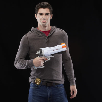 Nerf Rival Overwatch McCree Blaster with Die Cast Badge & 6 Rival Rounds