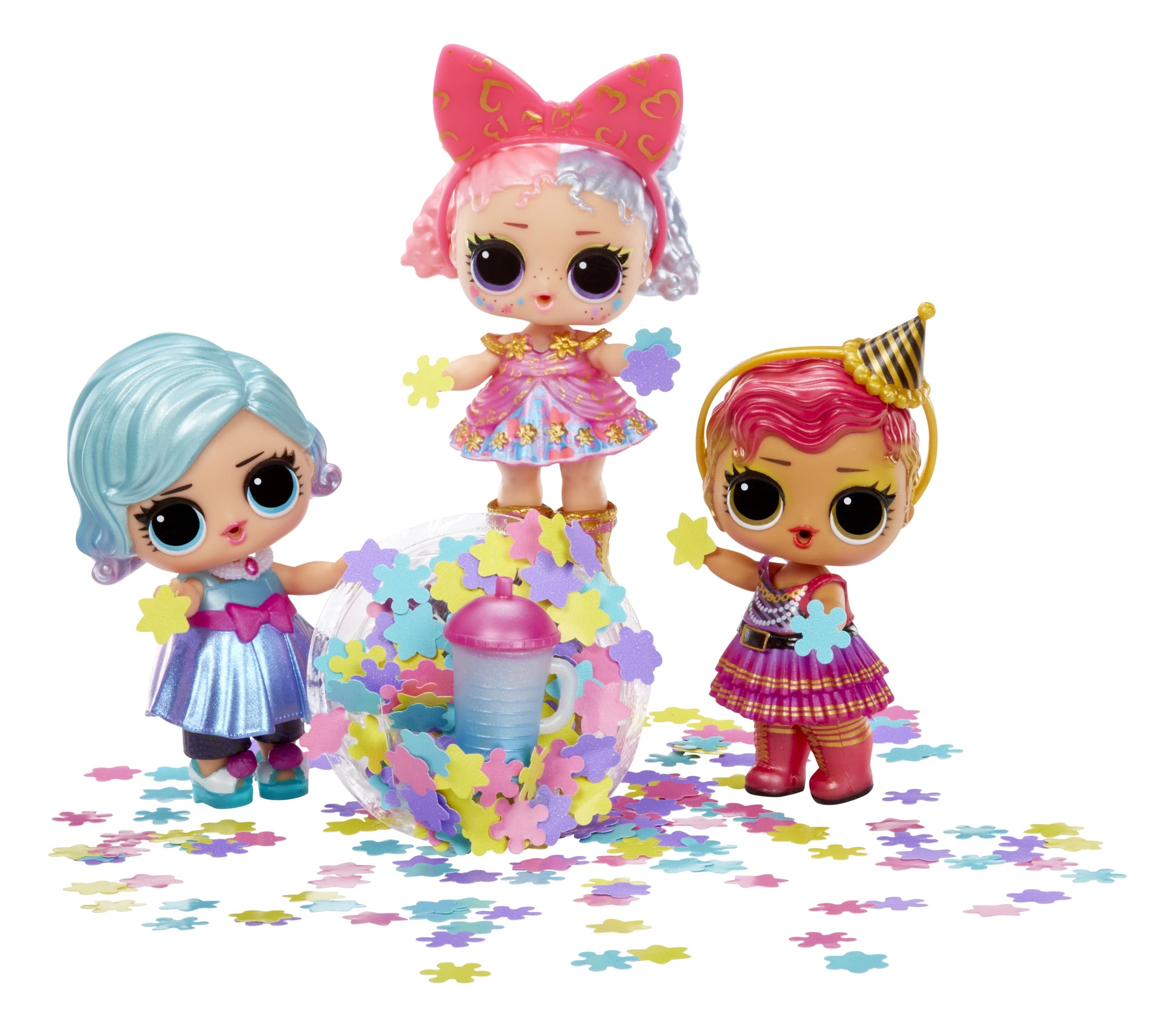LOL Surprise Big Surprise Party, 4 Collectible Dolls, 6 Unboxing Experiences, Sand, Gel Crush, Shell Smash, Girls 4+