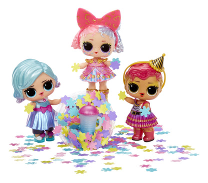 LOL Surprise Big Surprise Party, 4 Collectible Dolls, 6 Unboxing Experiences, Sand, Gel Crush, Shell Smash, Girls 4+