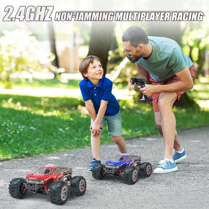Hot Bee Remote Control Car High Speed RC Cars, 1:10 Scale 30mph 4WD Off Road Monster Trucks,Christmas Gift for Boys Adults