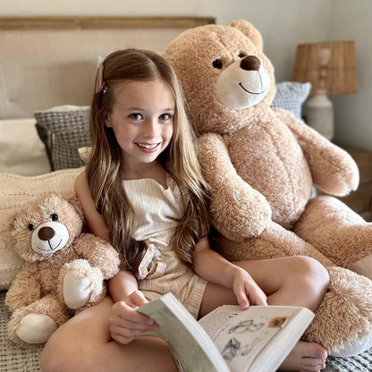 MorisMos 39" Giant Teddy Bear Mommy and Baby Soft Plush Bear Stuffed Animal