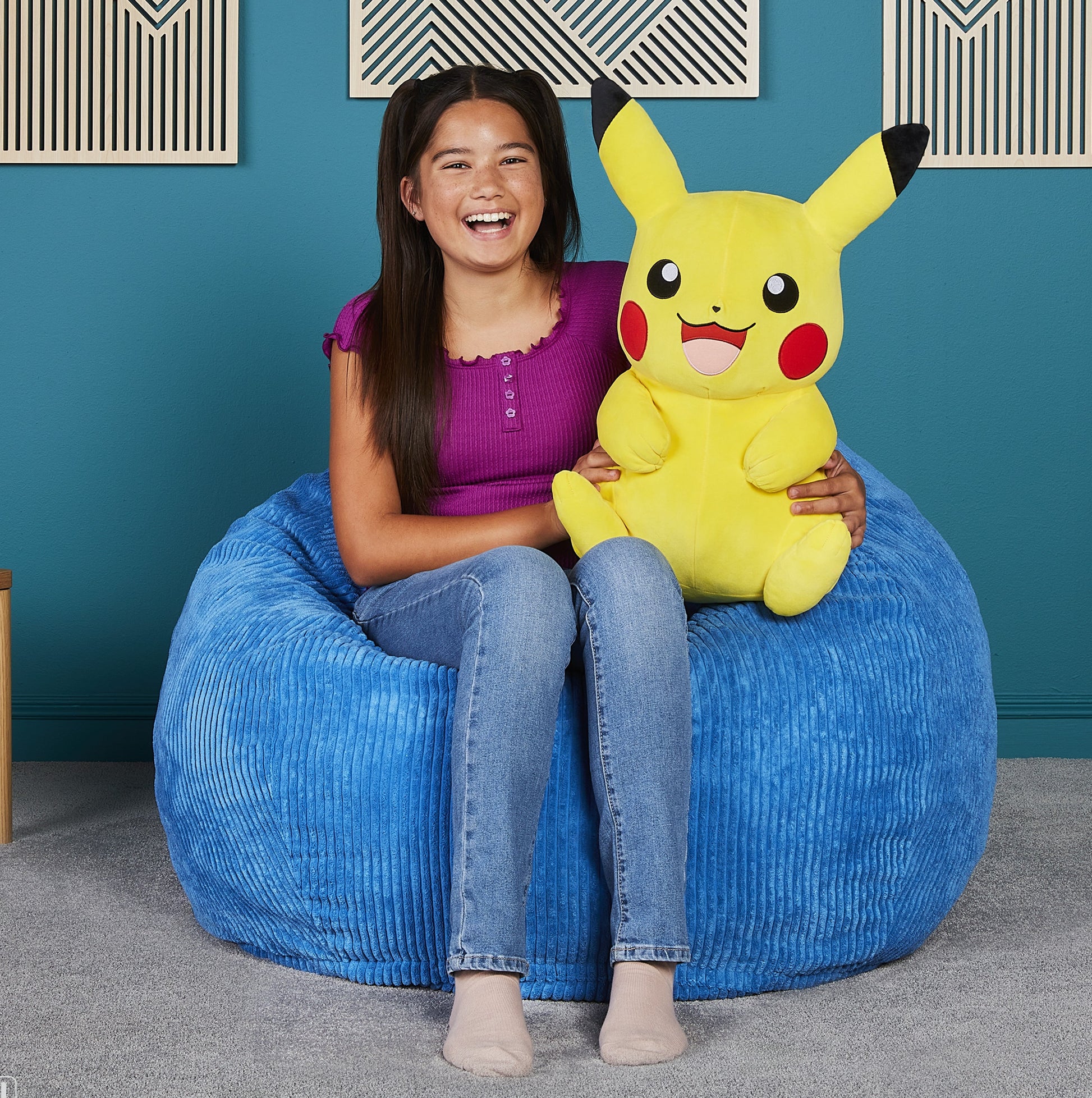 Pokemon Pikachu Plush - 24 inch Plush with Details