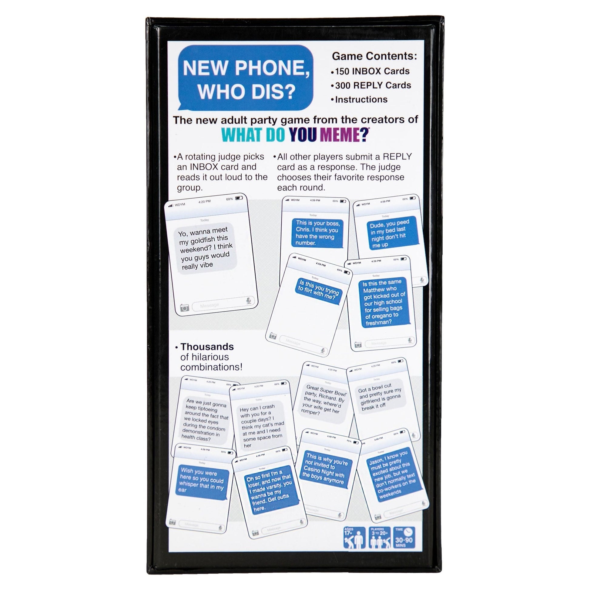 New Phone, Who Dis? The Offline Text Message Party Game, by What Do You Meme? A Great Stocking Stuffer