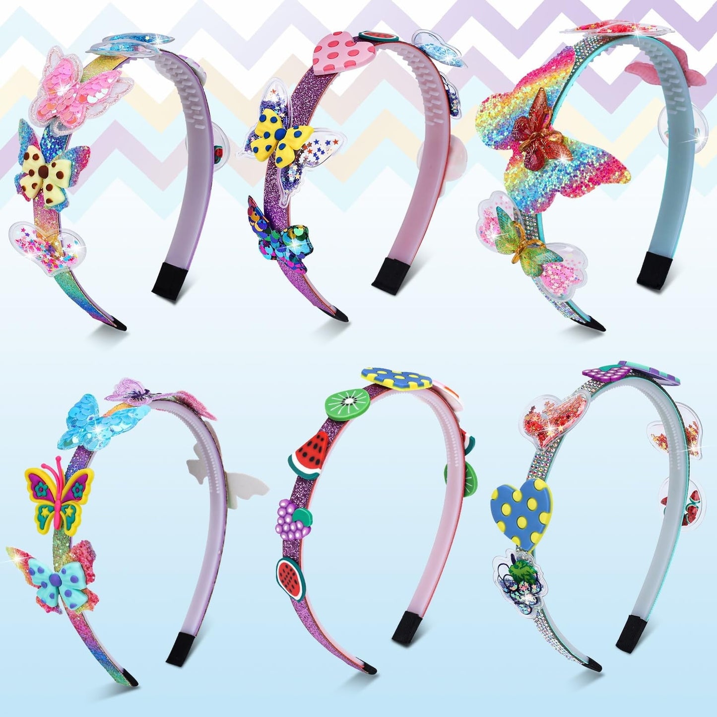 Arts and Crafts for Kids Age 6-12: Toys for 6 7 8 9 Year Old Girls | Fashion Girls Hair Accessories Craft Kit | That Allows Girls to Make Their Own Unique DIY Butterfly Hair Accessories