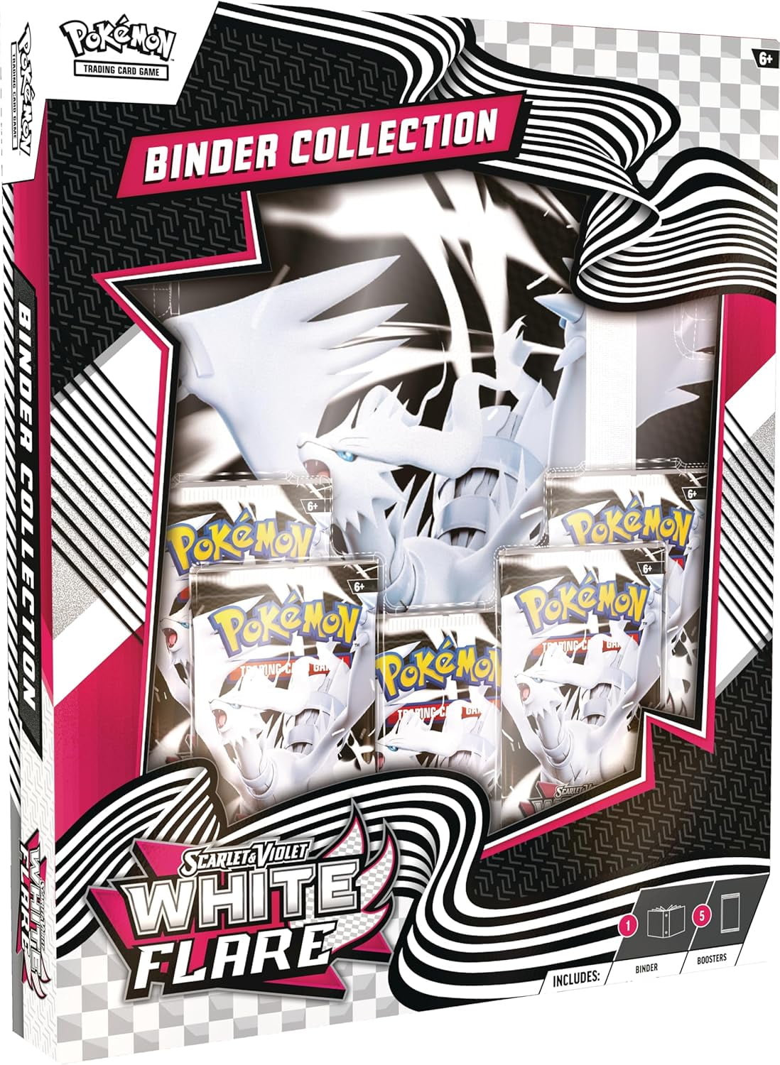Pokemon Trading Card Games Scarlet & Violet 10.5 White Flare Binder Collection Box