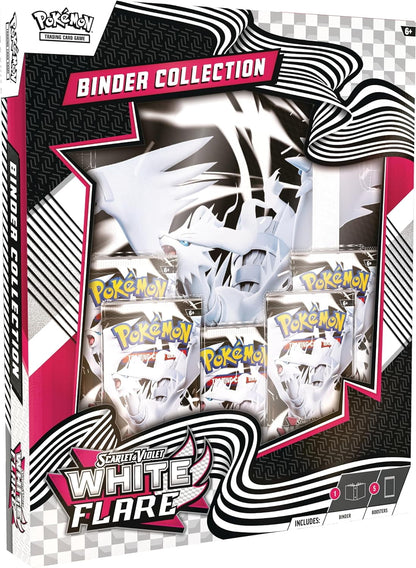 Pokemon Trading Card Games Scarlet & Violet 10.5 White Flare Binder Collection Box