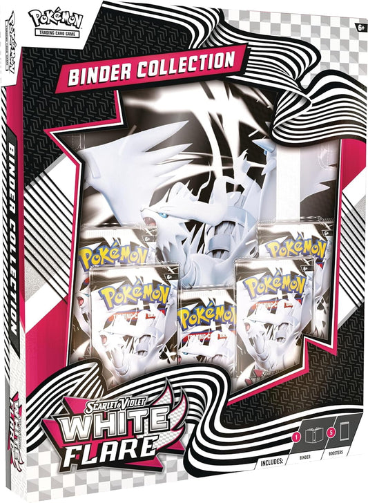 Pokemon Trading Card Games Scarlet & Violet 10.5 White Flare Binder Collection Box