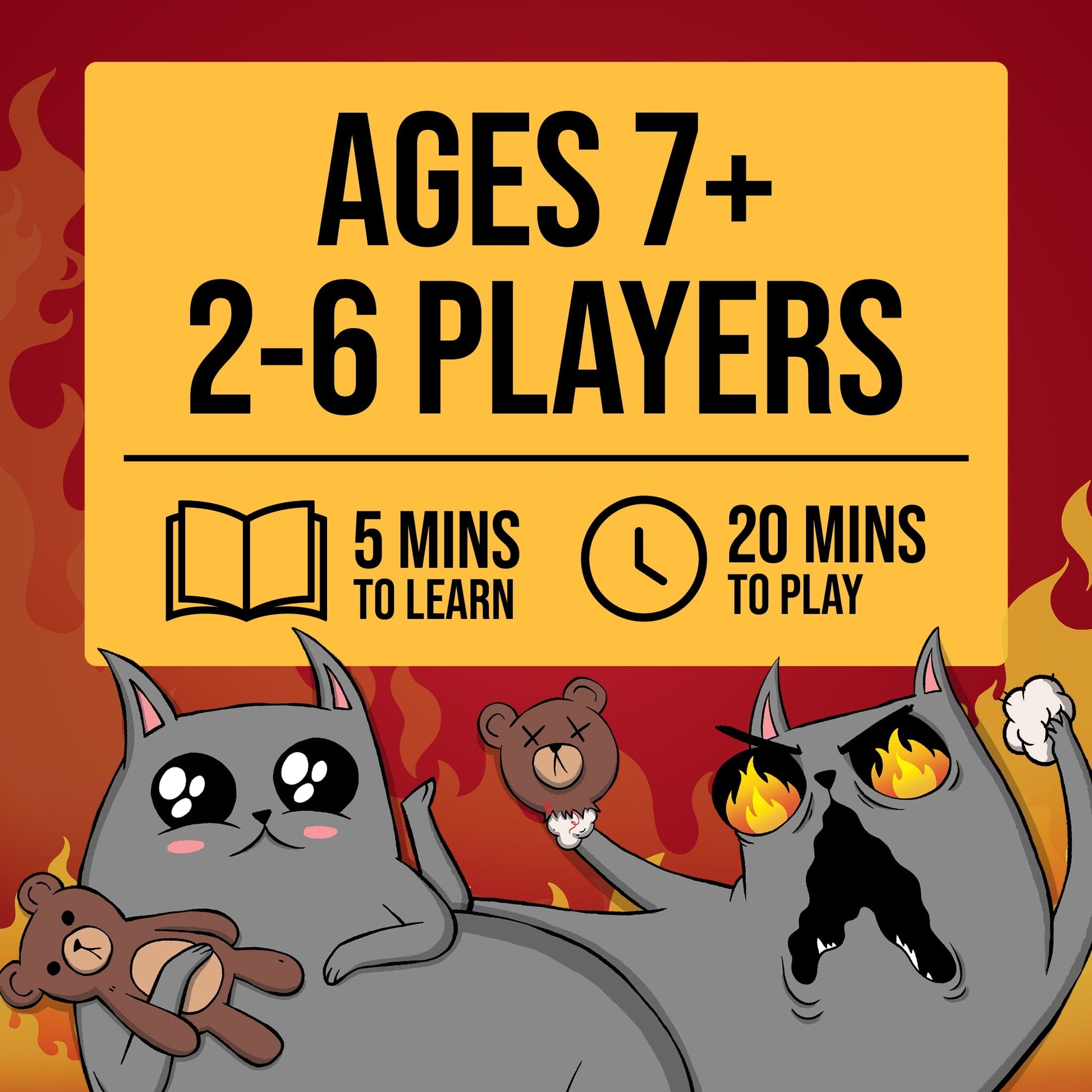 Exploding Kittens: The Board Game - The Action Packed Party Game to Celebrate their 10th Birthday - for 2-6 Players Aged 7+