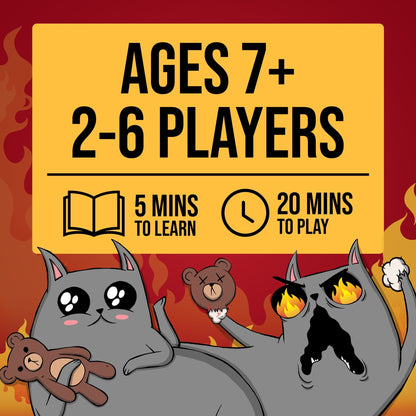 Exploding Kittens: The Board Game - The Action Packed Party Game to Celebrate their 10th Birthday - for 2-6 Players Aged 7+