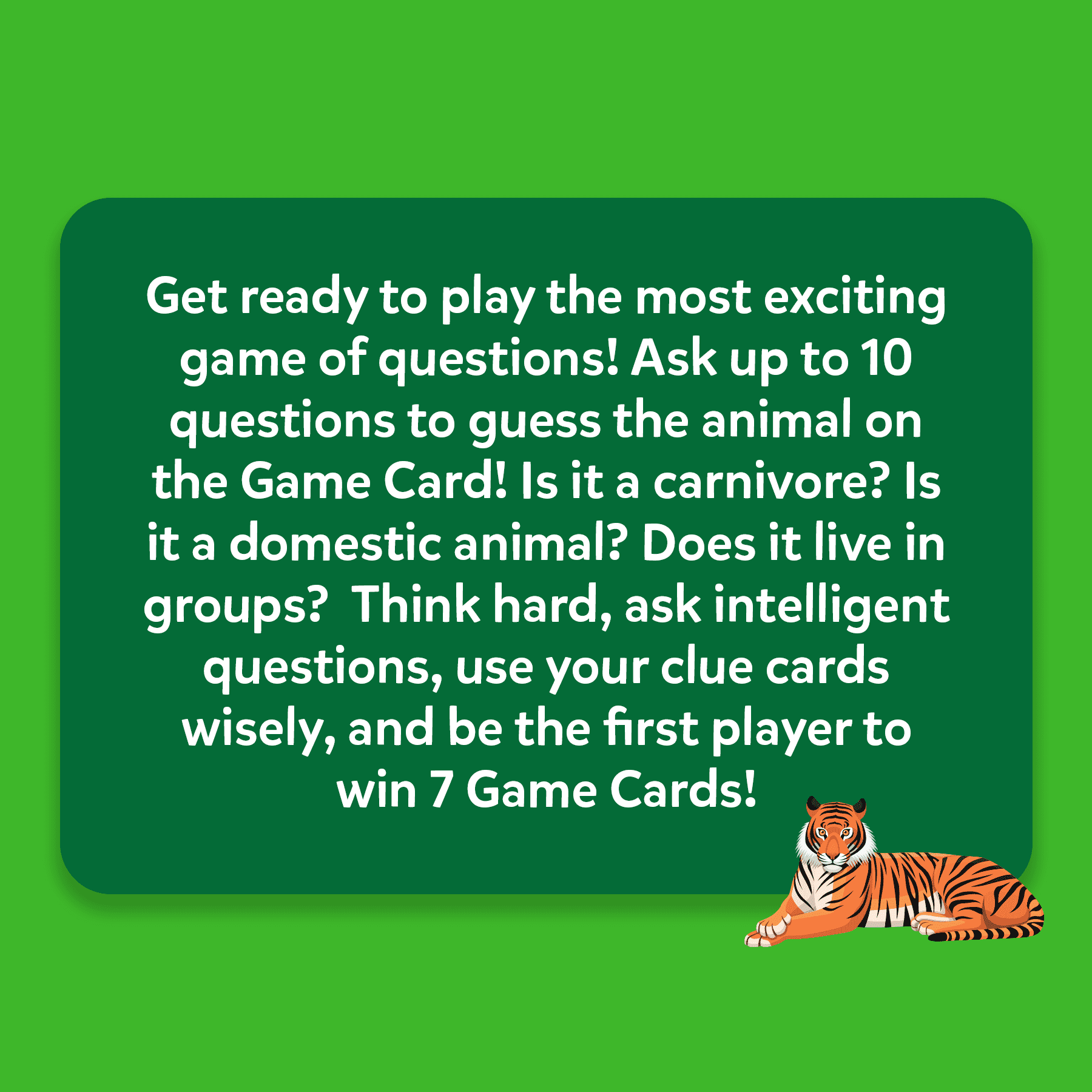 Skillmatics Family Card Games, Guess in 10 World of Animals Card Game, Gifts for Kids and Adults