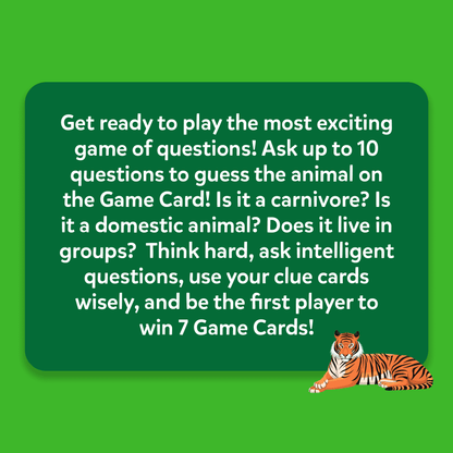 Skillmatics Family Card Games, Guess in 10 World of Animals Card Game, Gifts for Kids and Adults