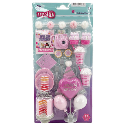 My Life As Birthday Playset with Balloons and Party Accessories