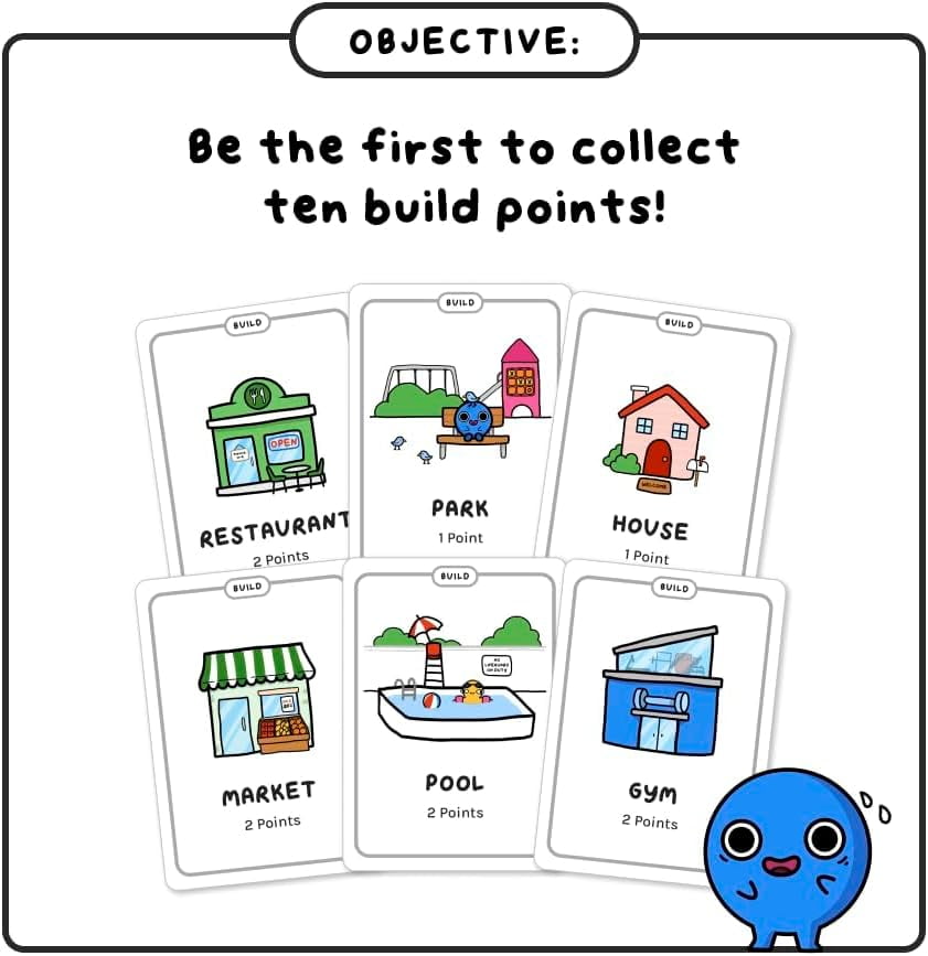 FamBam Games Not So Neighborly Card Game, Ages 7+, Perfect for Game Nights (Walmart Exclusive)