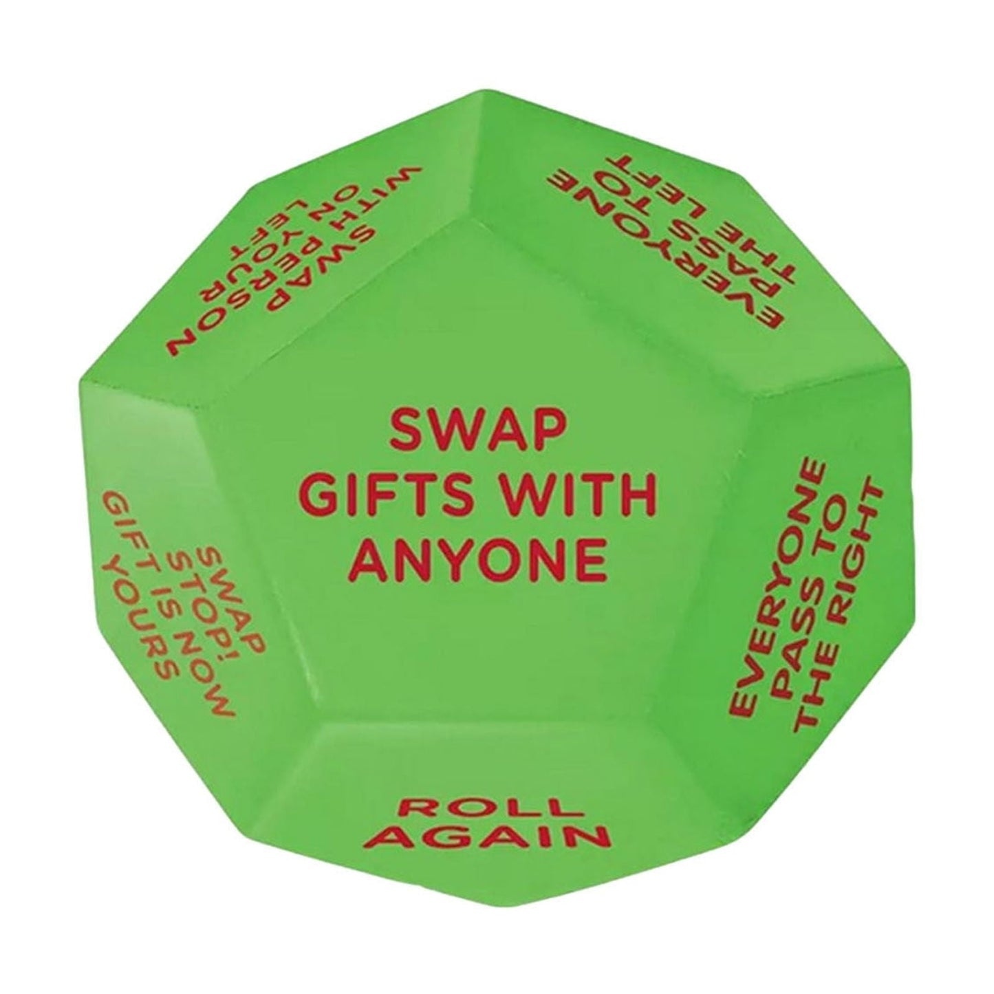 Santa Swap Gift Exchange Dice, 2025 New Exchange Dice Game, Christmas Party Gift Exchange Dice Game, Santa 2025 Gift Exchange Dice, Christmas Group Party Game, 12 Different Sides Dice