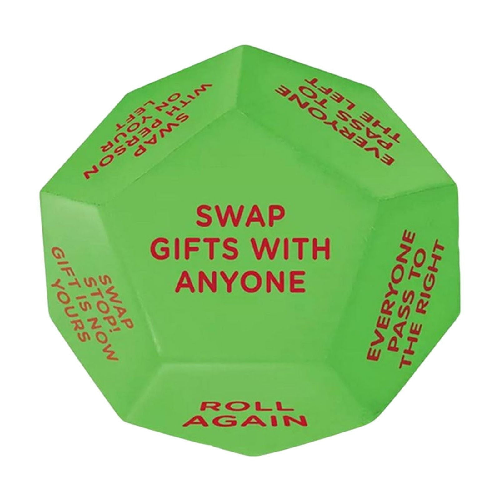 Santa Swap Gift Exchange Dice, 2025 New Exchange Dice Game, Christmas Party Gift Exchange Dice Game, Santa 2025 Gift Exchange Dice, Christmas Group Party Game, 12 Different Sides Dice