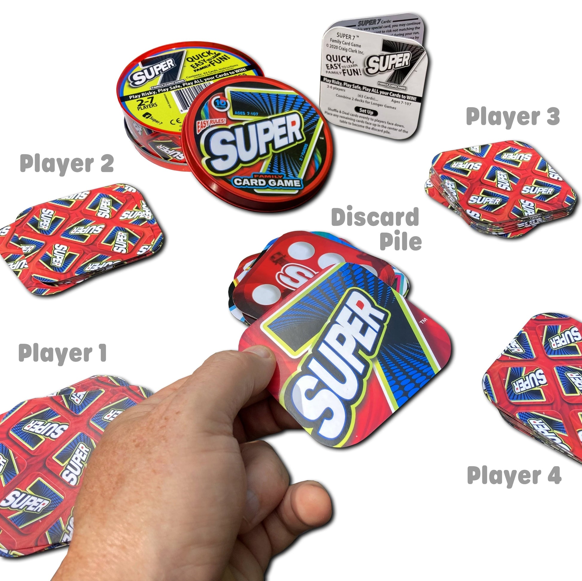 Super 7 Family Card Game