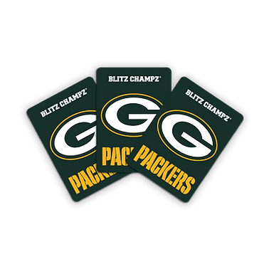 Blitz Champz Green Bay Packers Card Game for Family and Kids