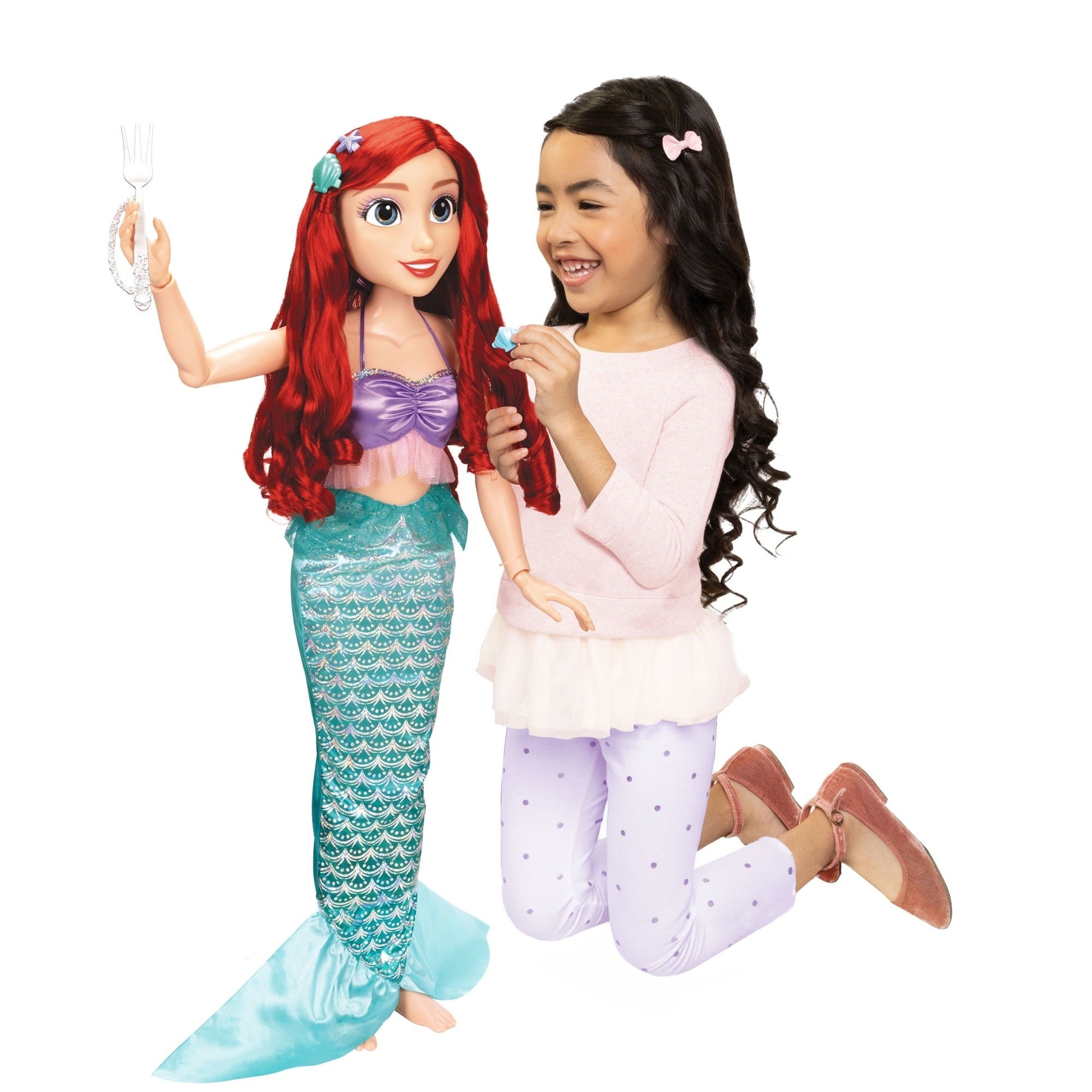 Disney Princess 32 inch Playdate Ariel Fashion Doll with Sharable Accessories