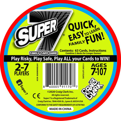 Super 7 Family Card Game