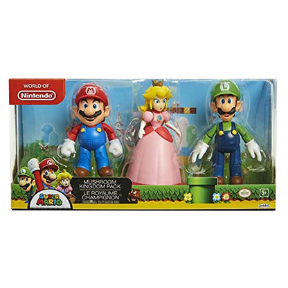 Nintendo 4" 3 Pack Mushroom Kingdom Diorama Set