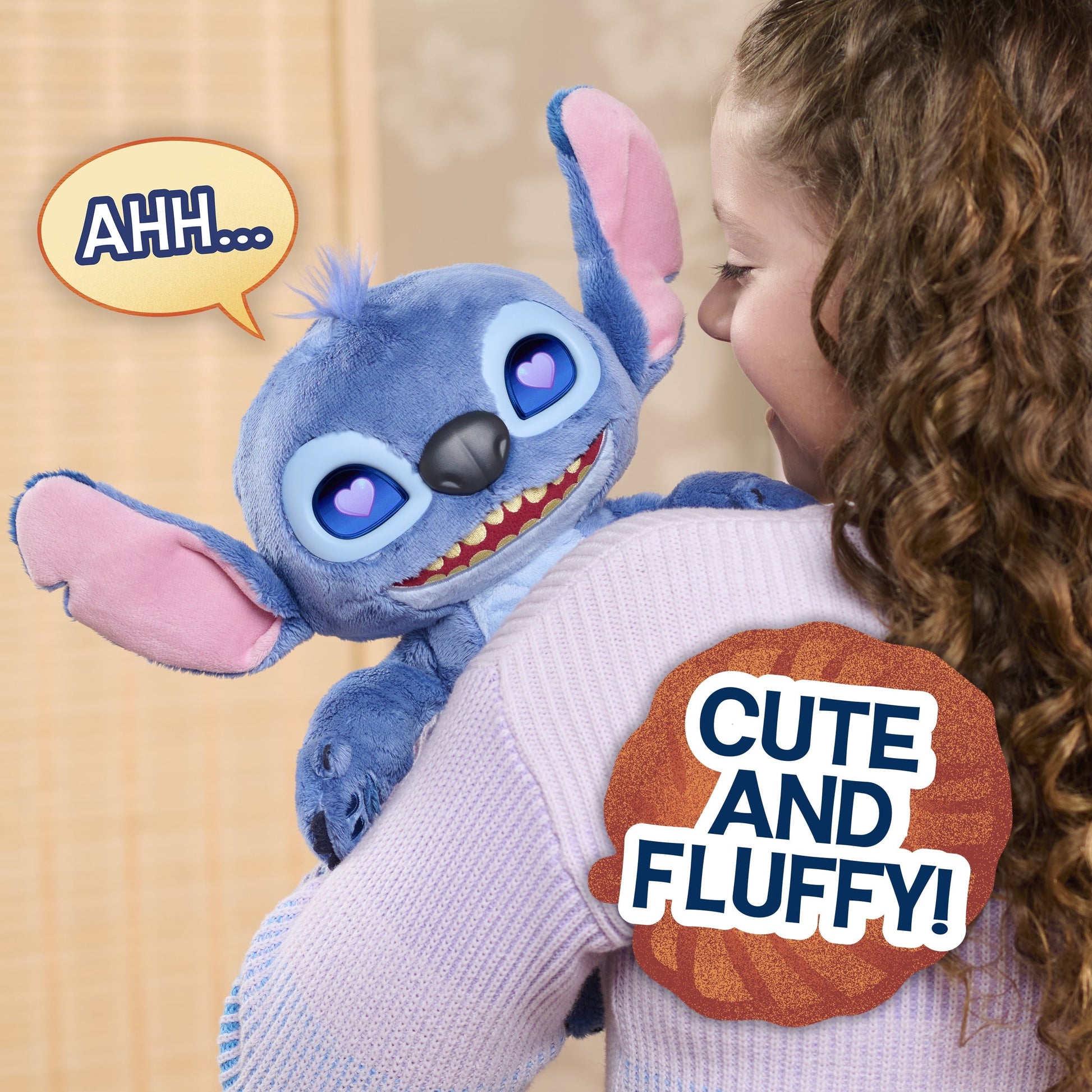Disney Stitch Many Moods of Stitch Sounds and Phrases Interactive Plush, 14 in, Ages 3 and up
