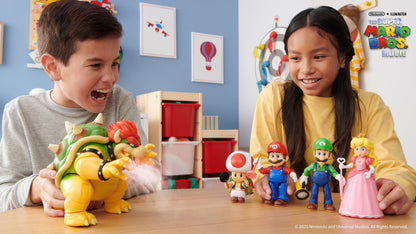 The Super Mario Bros. Movie 7 inch Feature Bowser Action Figure with Fire Breathing Effects