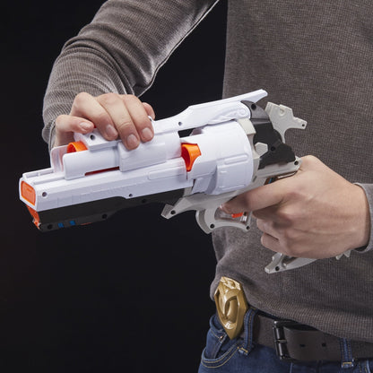 Nerf Rival Overwatch McCree Blaster with Die Cast Badge & 6 Rival Rounds