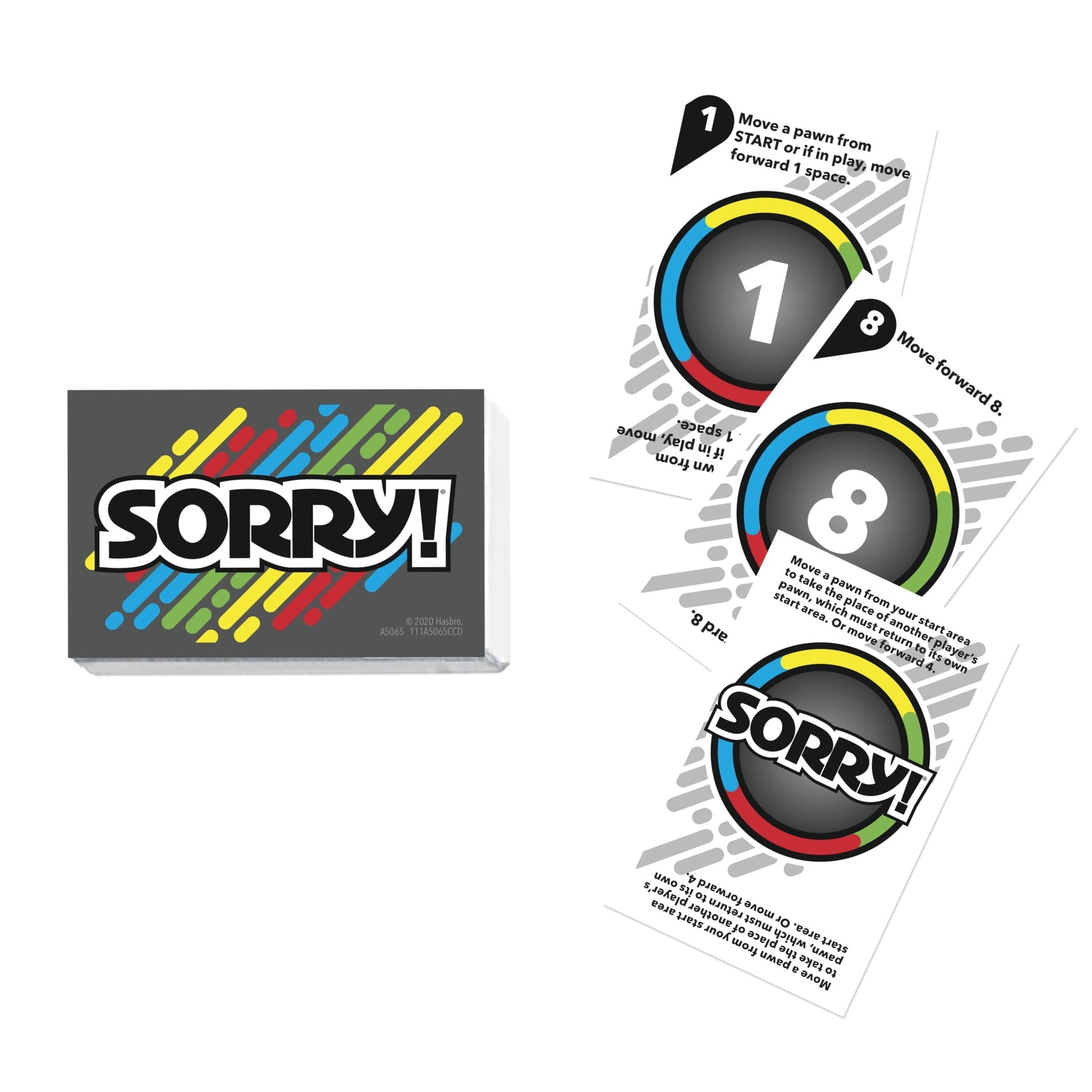 Sorry! Board Game for Kids, Classic Hasbro Board Game; Each Player Gets 4 Pawns, Holiday Gifts for Kids, Ages 6 and up