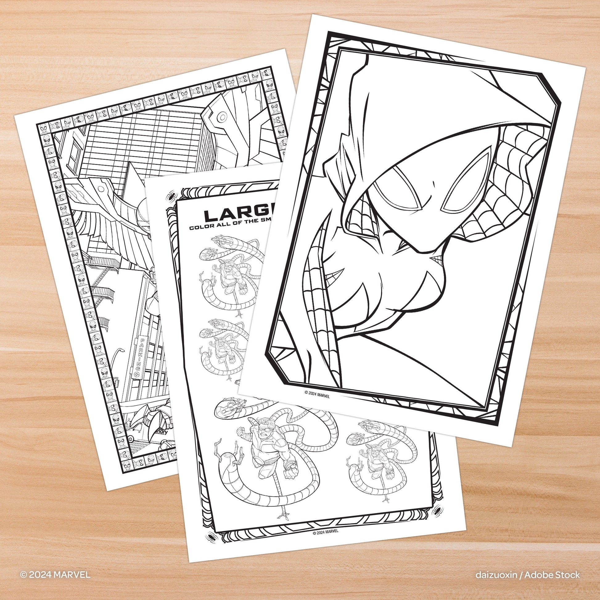Marvel Spiderman 48 Page Coloring & Activity Book, by Bendon, paperback