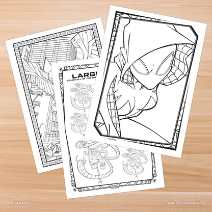 Marvel Spiderman 48 Page Coloring & Activity Book, by Bendon, paperback