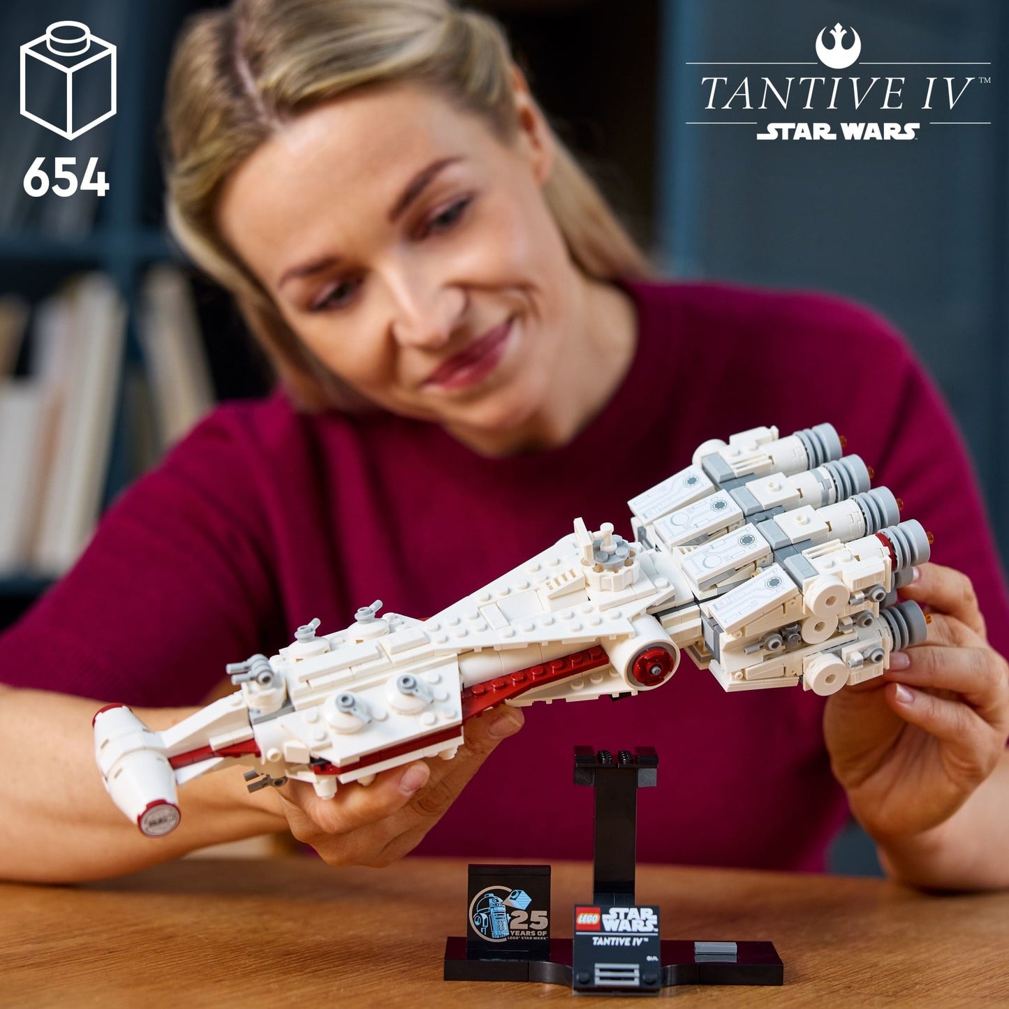 LEGO Star Wars: A New Hope Tantive IV Building Set for Adults - Gift for Christmas - Collectible Display Set for Star Wars Fans, Ages 18+ - 75376