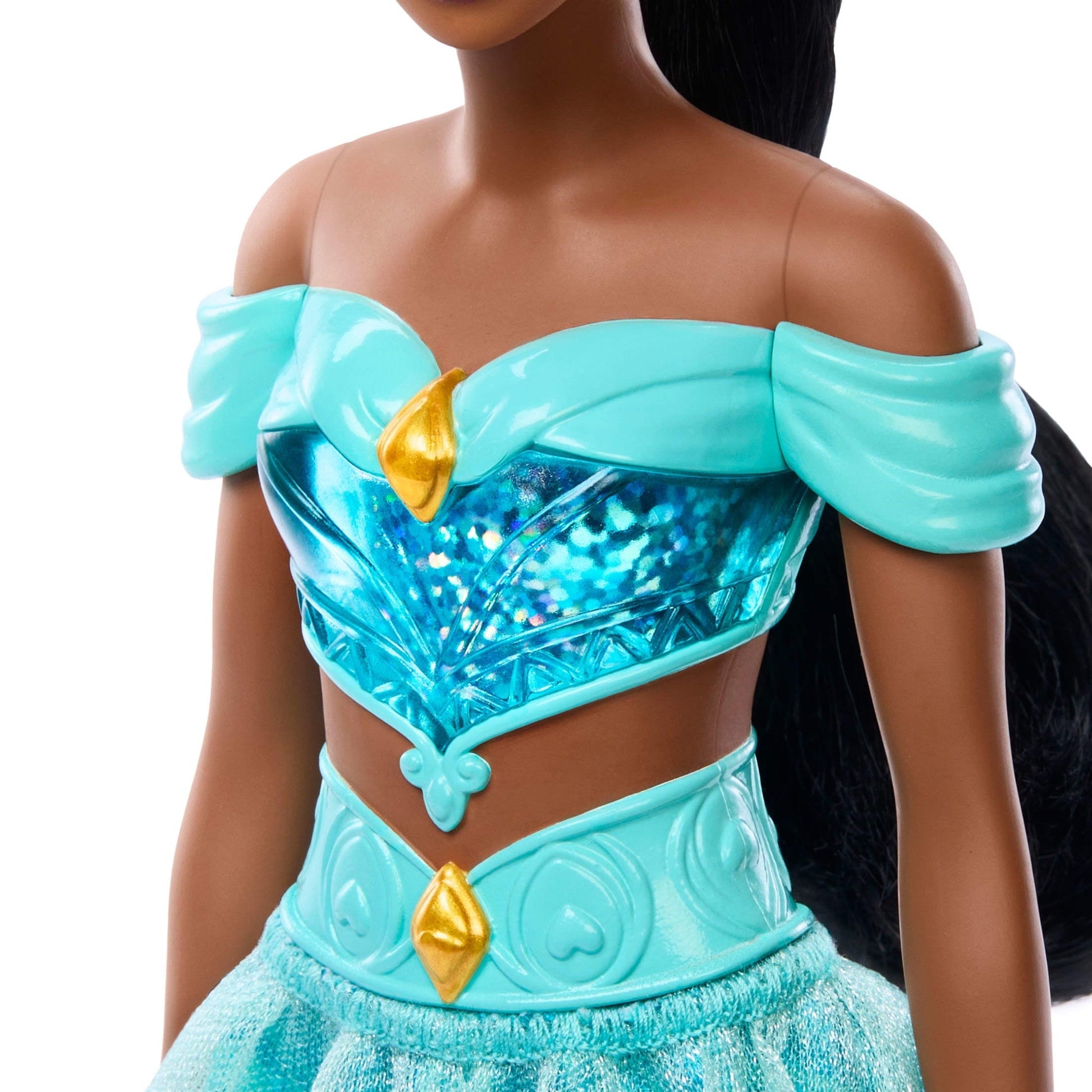 Disney Princess Jasmine 11 inch Fashion Doll with Black Hair, Brown Eyes & Tiara Accessory