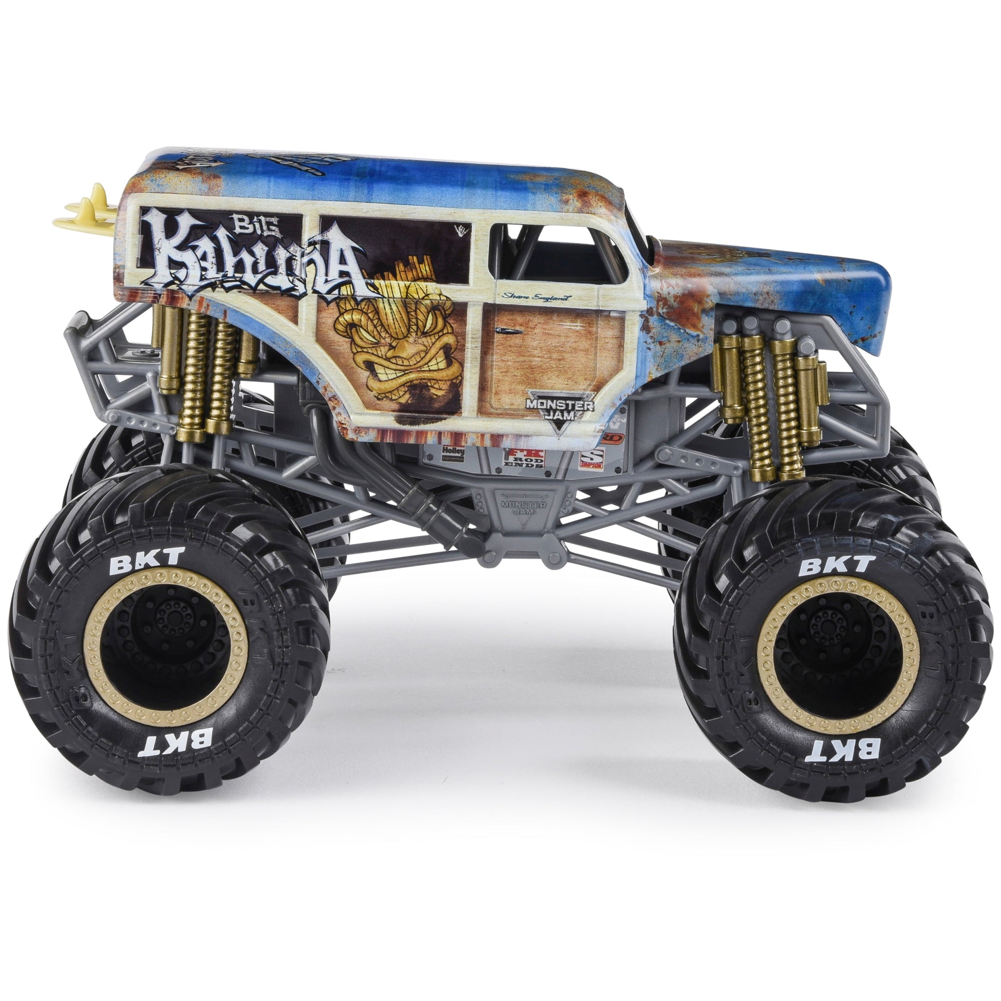 Monster Jam, Official Big Kahuna Monster Truck, Die-Cast Vehicle, 1:24 Scale