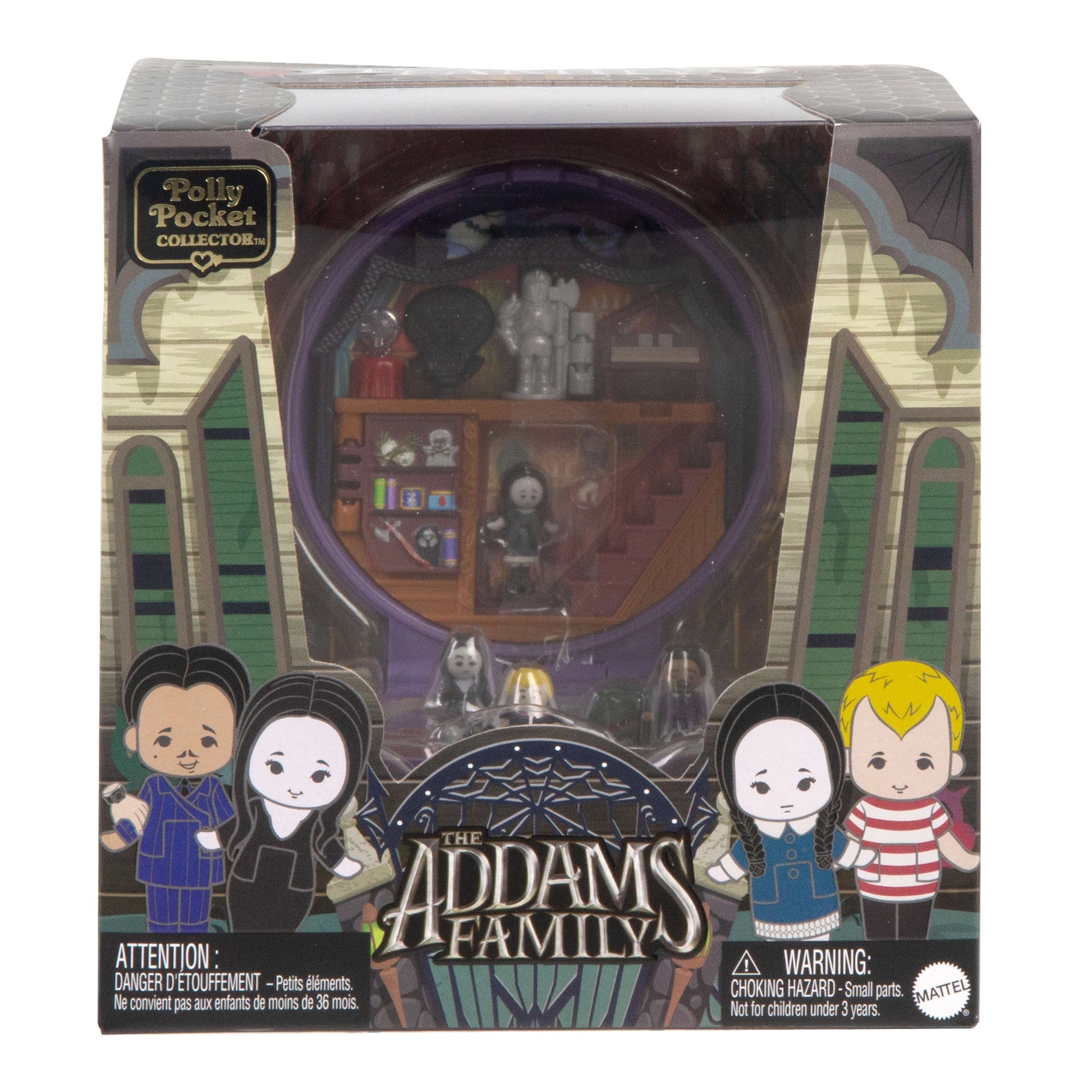 Polly Pocket Collector The Addams Family Compact, Special Edition Dolls and Playset