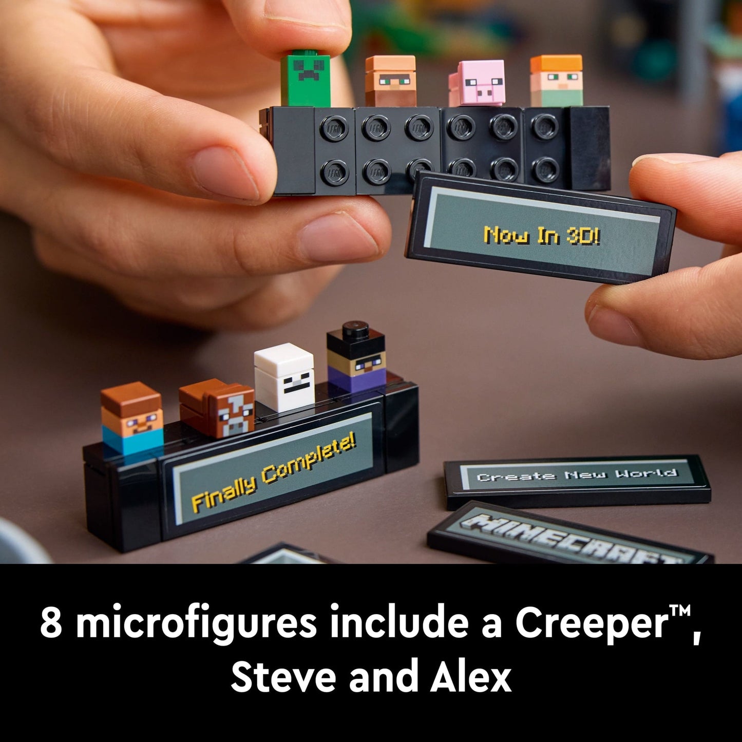 LEGO Minecraft The Crafting Table Building Set for Adults - Gift for Christmas - Collectible Display Set for Minecraft & Video Game Fans - 21265