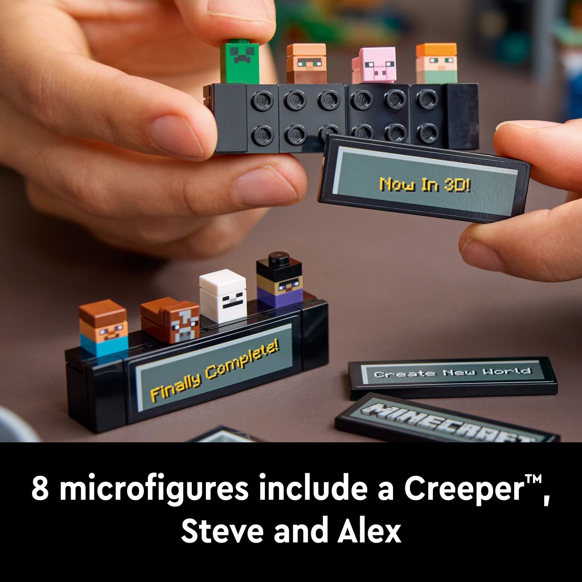 LEGO Minecraft The Crafting Table Building Set for Adults - Gift for Christmas - Collectible Display Set for Minecraft & Video Game Fans - 21265