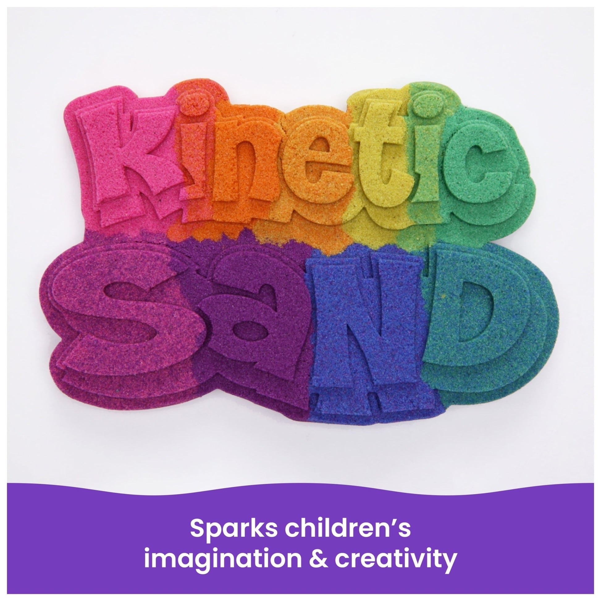 Kinetic Sand, 2lbs Blue Play Sand, Moldable Sensory Toys for Kids, Resealable Bag (Packaging May Vary), for Ages 3 and up