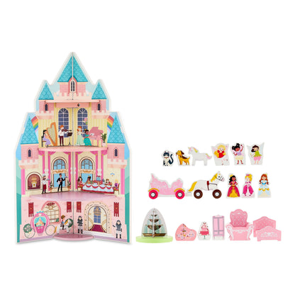 Spark Create Imagine Wooden Princess Castle Play Set for Ages Three Years and Older