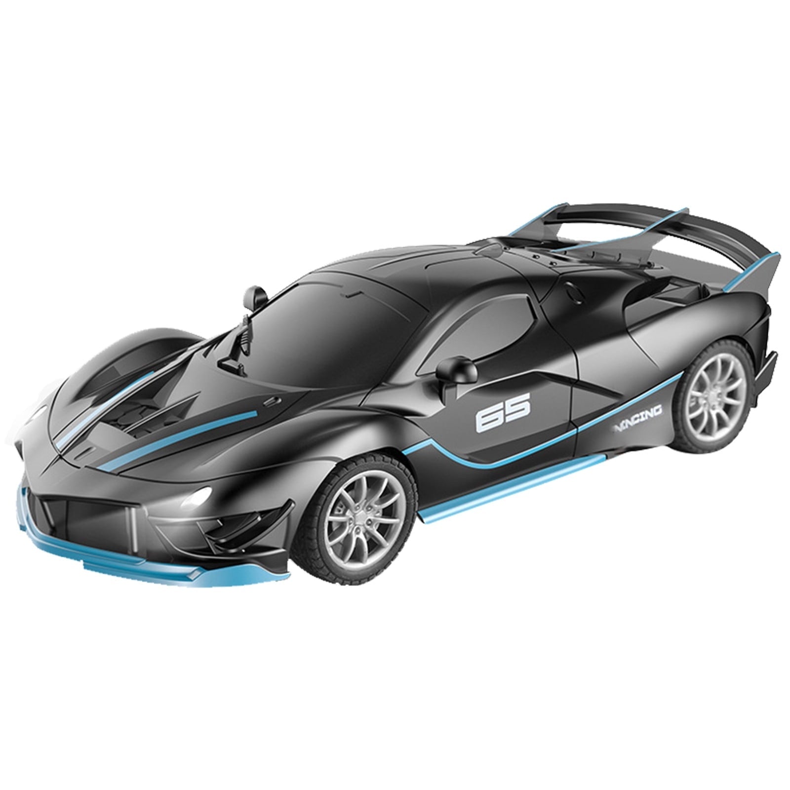 Chmadoxn Remote Control Car 2.4Ghz Rechargeable High Speed 1/18 RC Cars Toys for Boys Girls Vehicle Racing Remote Control Car with Headlight Christmas Birthday Gifts for Kids
