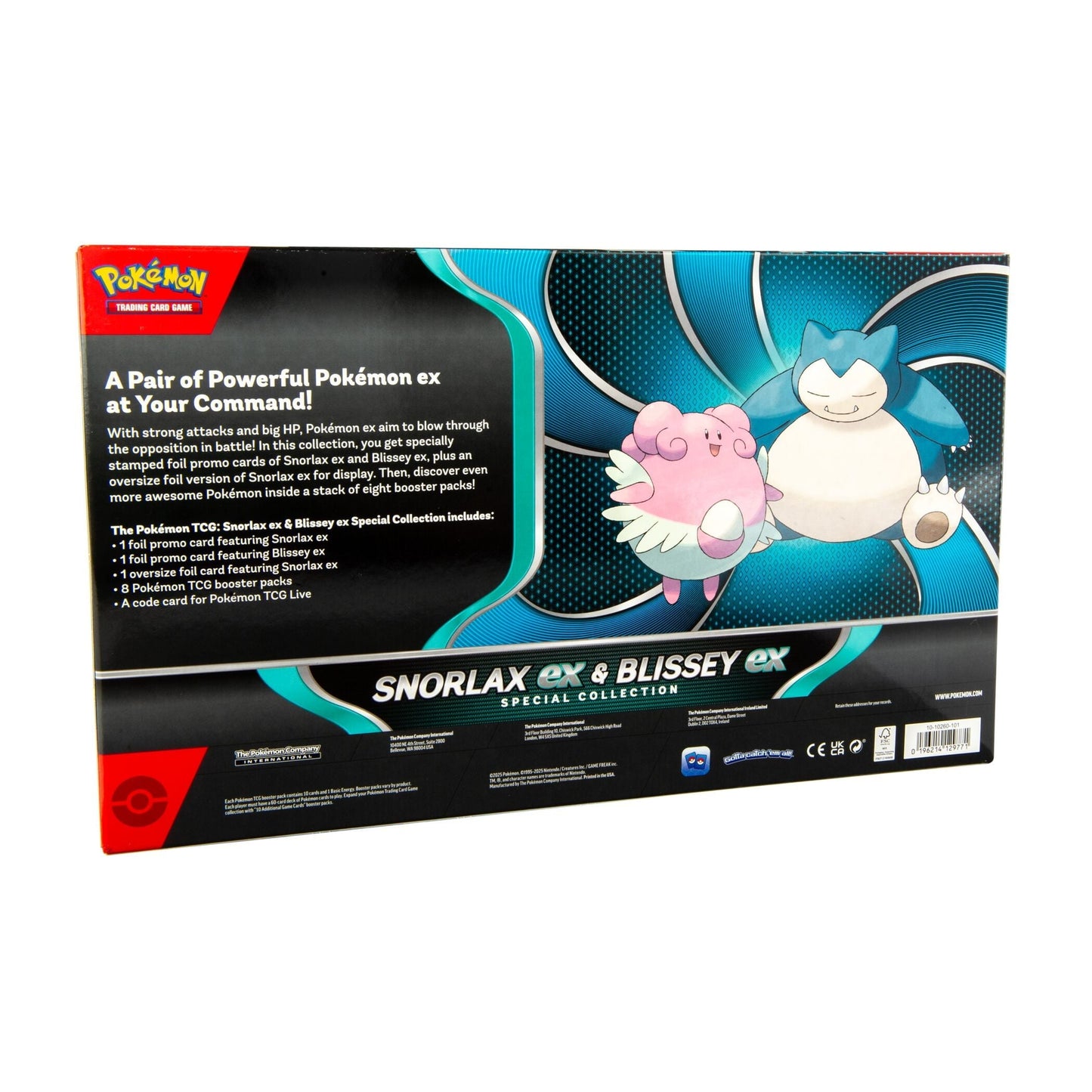 Pokemon Trading Card Game Snorlax ex and Blissey ex Special Collection Box