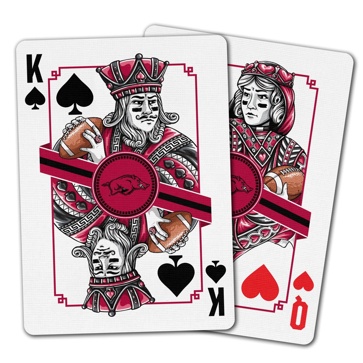 YouTheFan NCAA Arkansas Razorbacks Classic Series Playing Cards